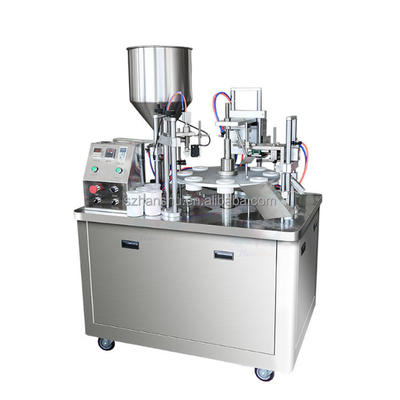 Automatic Ultrasonic Soft Hose Ointment Tube Filling Welding Machine Cosmetic Cream Lotion Ultrasound Plastic Pipe Butt Sealer