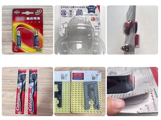 New 220V Radio Frequency Auto-Rotary Round Disc Table PVC PET Blister Packaging Machine With Horizontal Move Card Loading System