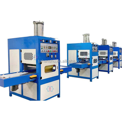 High Frequency APET, PET, PETG, GAG Double Blister Welding and Cutting Machine for Clamshell Plastic Packaging and Sealing