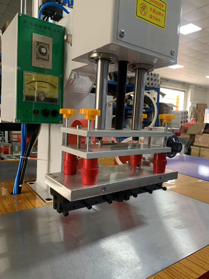 Wholesale High Frequency Double Head Pedal PVC Coated Fabric Textilene Welding Machine 5KW~15KW New TPU Air Valve Nozzle Sealing