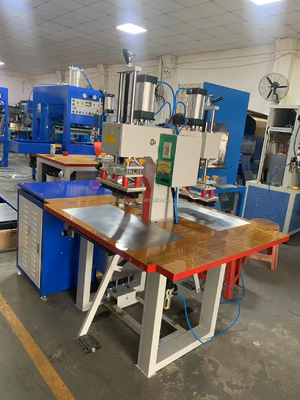 Wholesale High Frequency Double Head Pedal PVC Coated Fabric Textilene Welding Machine 5KW~15KW New TPU Air Valve Nozzle Sealing