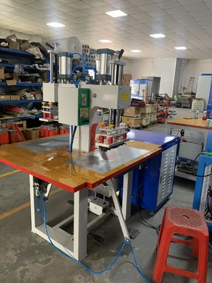 Wholesale High Frequency Double Head Pedal PVC Coated Fabric Textilene Welding Machine 5KW~15KW New TPU Air Valve Nozzle Sealing