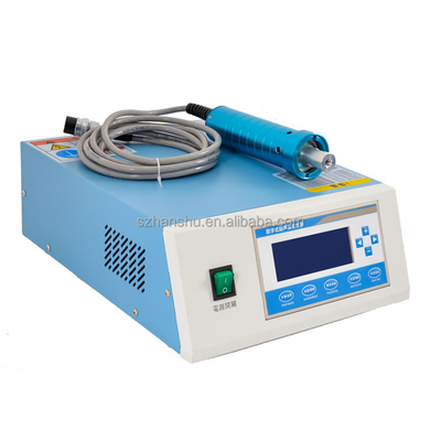 Handheld Gun Type New Ultrasonic Generator Transducer Steel Titanium Blade Knife for Plastic Cloth Leather Cutting