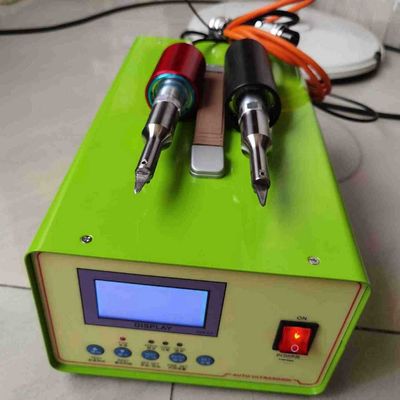 Portable Ultrasonic Plastic Cutting Machine Equipment for Cutting Cloth Leather Plastic with Titanium Alloy Cutting Knife Blade
