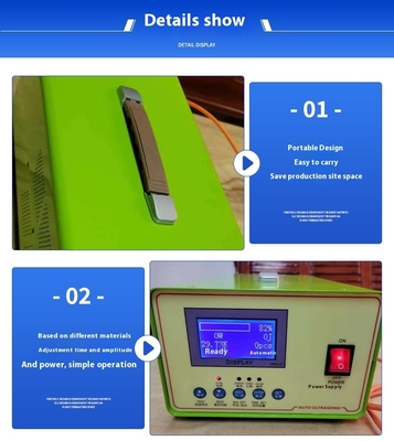 Ultrasonic Food Cake Bread Cheese Vibration Cutting Machine Generator with Titanium Carboloy  Knife Blade Mould