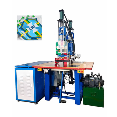 How to Make 3D TPU Badge Emblem Embossing Machine High Frequency TPU LOGO Patches Making Equipment With Training