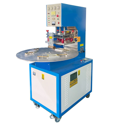 Manual 3 Stations High Frequency PVC PET Double Blister Paper Printed Card Blister Packing Machine for Plastic Clamshell Sealing