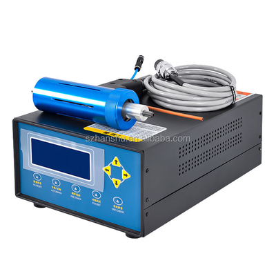 Handheld Gun Type New Ultrasonic Generator Transducer Steel Titanium Blade Knife for Plastic Cloth Leather Cutting